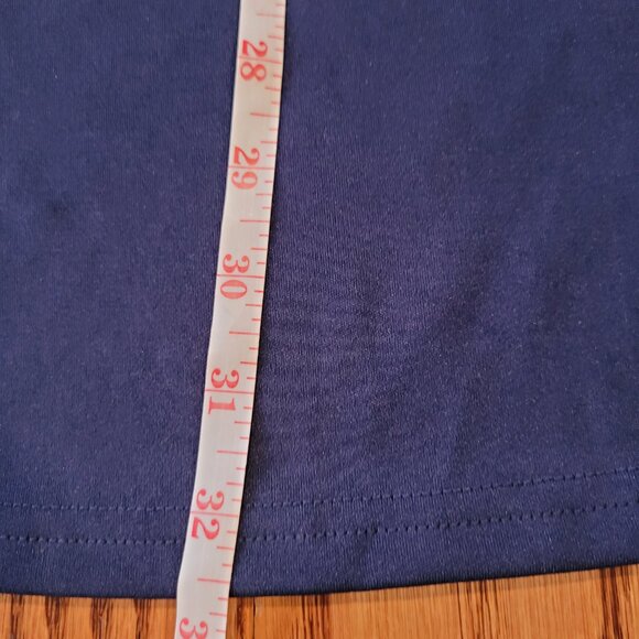 (4 For $20) Navy Scoop Neck Short Sleeve Dress - Picture 5 of 7